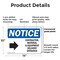 Signmission Contractor Material And Equipment, 14 in W x Rectangle, Plastic OS-2PACK-NS-P-1014-L-10819 - alternate 7